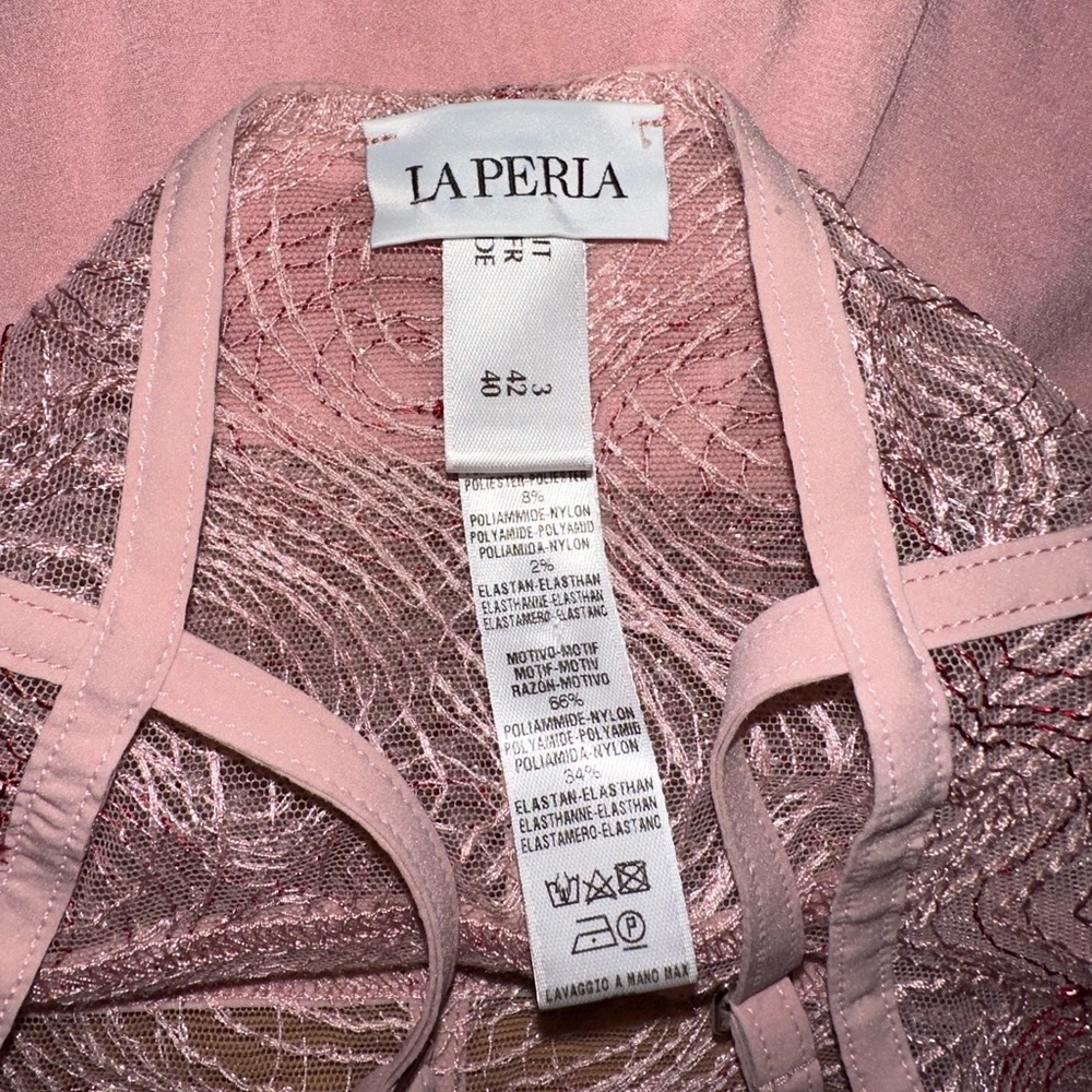 La Perla Georgette Silk Teddy - Picture 5 of 8